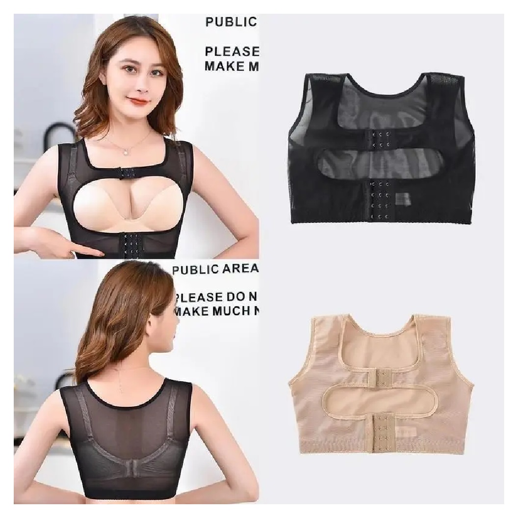 Corrector De Pecho Para Mujer Malla